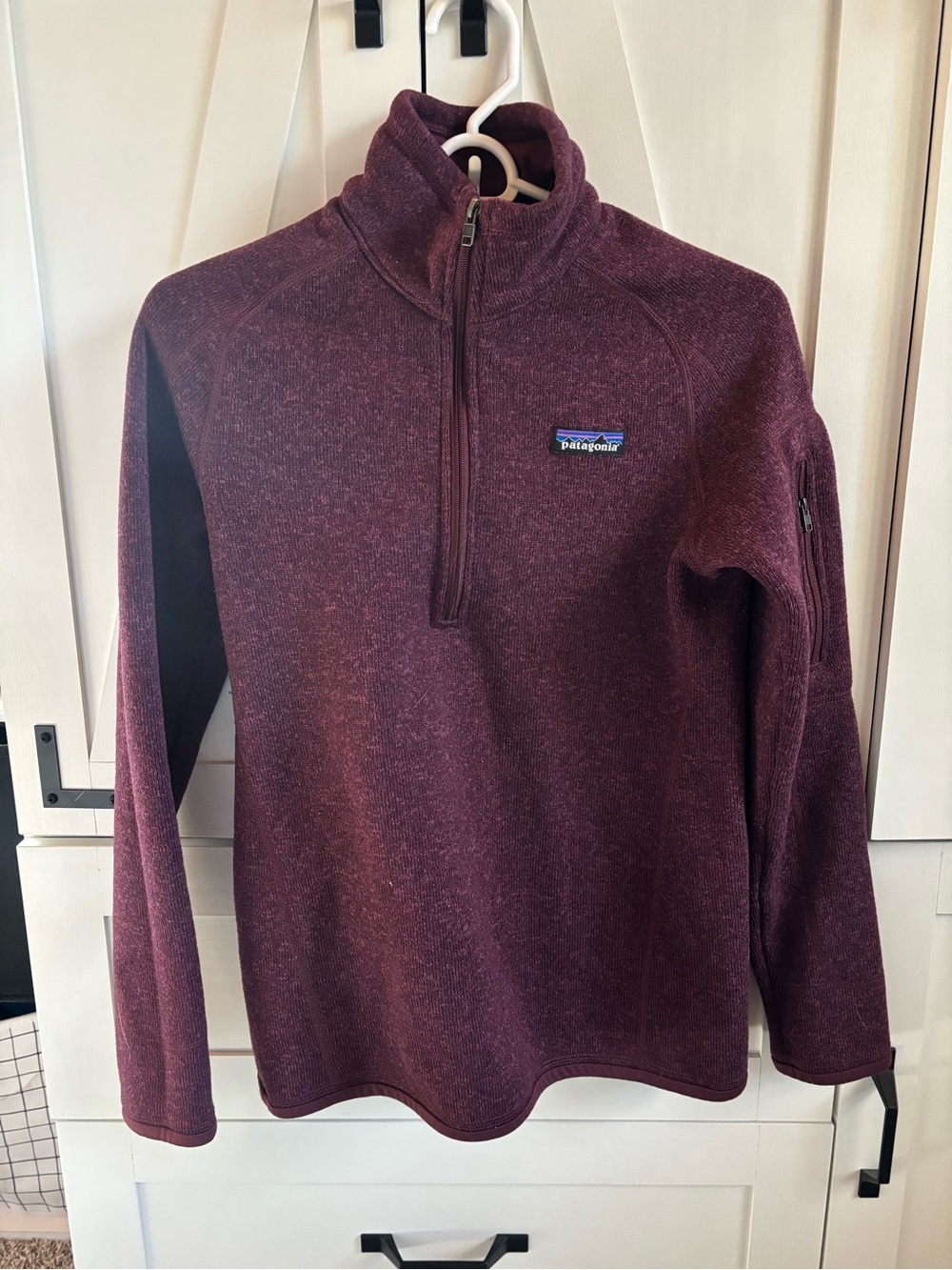 Patagonia Women's Half-Zip Fleece Pullover - Maroon